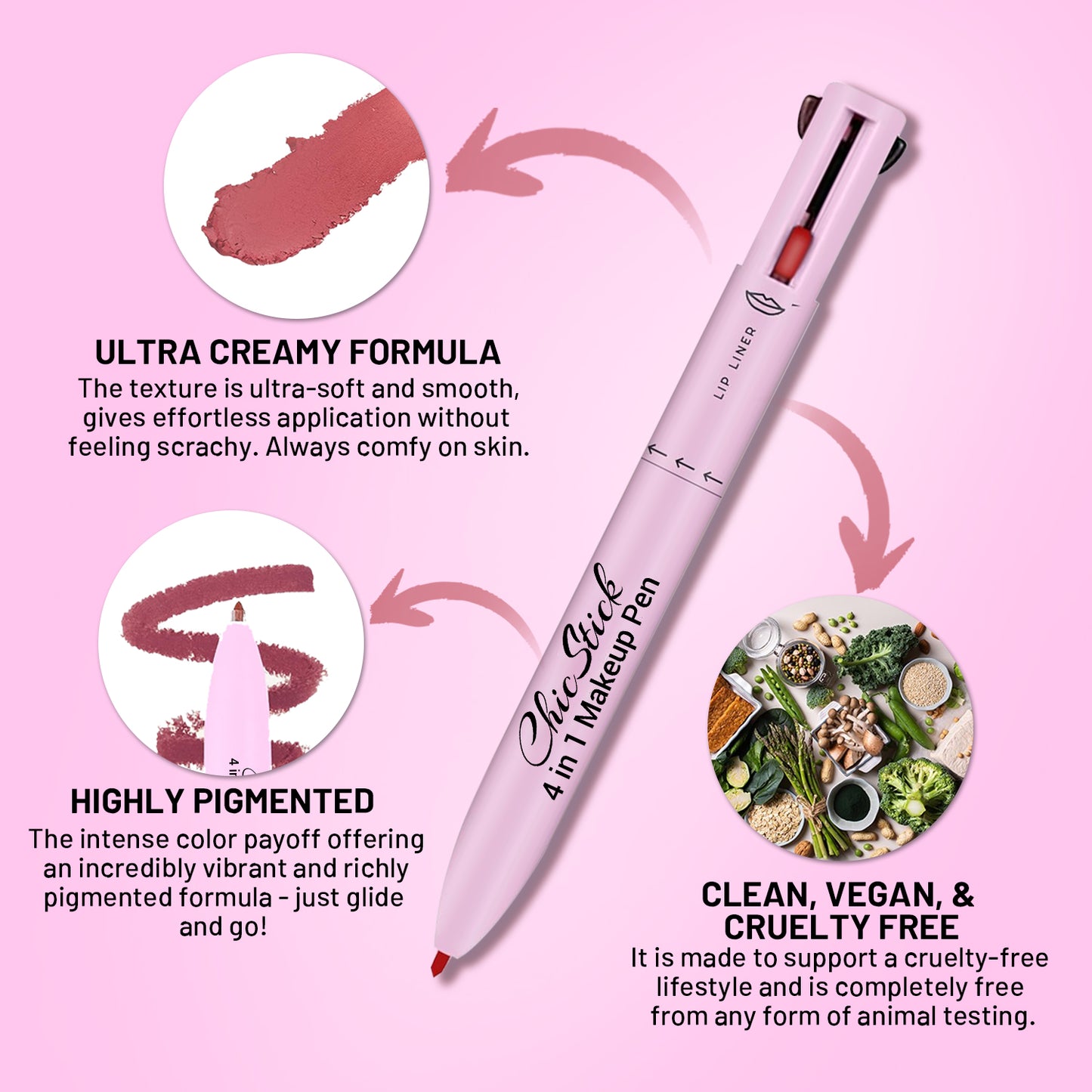 ChicStick™  4 in 1 Makeup stick